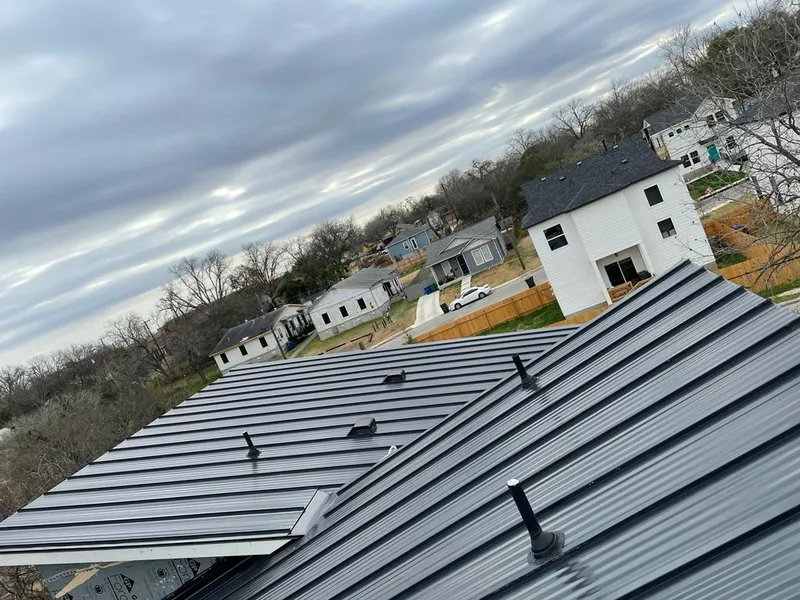 Standing seam metal roof panels with vents for Skylight Repair in Glassboro